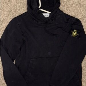Stone island  Black Hoodie Sweater